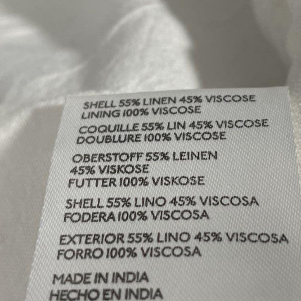 Anthropologie Linen Blend Dress - Picture 4 of 6
